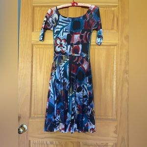 Weston Multicolor Print Dress Size Small